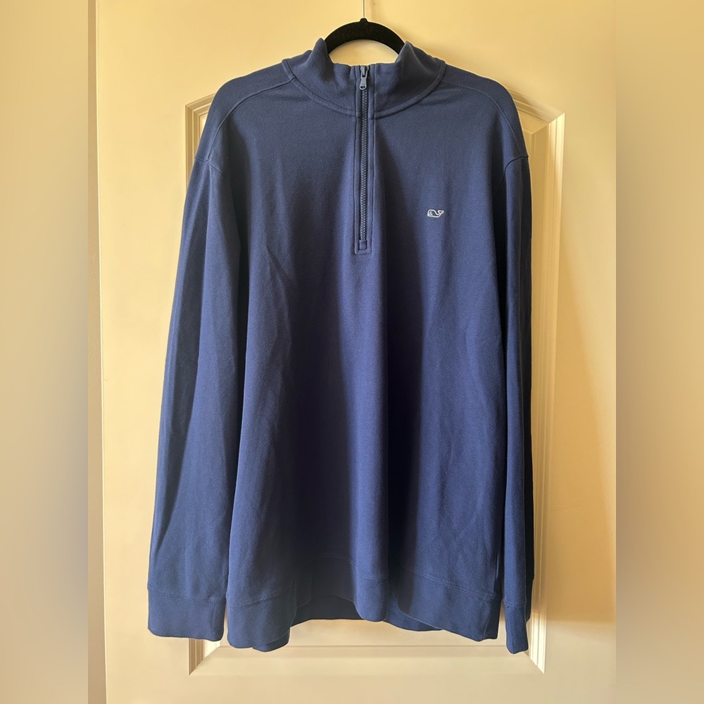 Vineyard Vines Sweater Mens Long Sleeve Pima Cotton 1/4 Zip Pullover